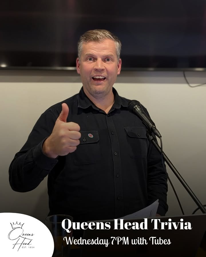 Featured image for “Wednesday Trivia Night: Tubes Hosts Classic Pub Trivia at Queens Head Hotel”